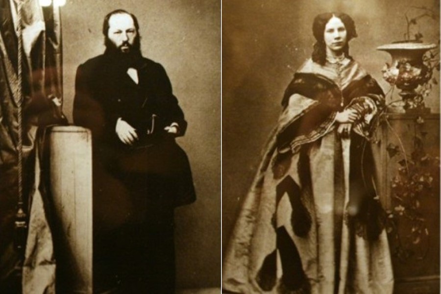 Афанасий Фет и его супруга Мария Петровна
